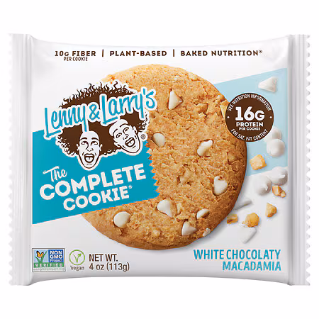 Lenny & Larry's Protein Cookie, White Chocolate Flavored Macadamia, 4 oz, 12 ct