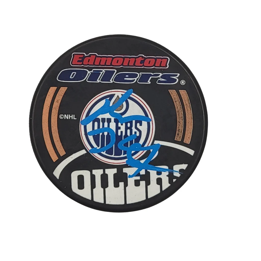 Wayne Gretzky Autographed Edmonton Oilers Puck