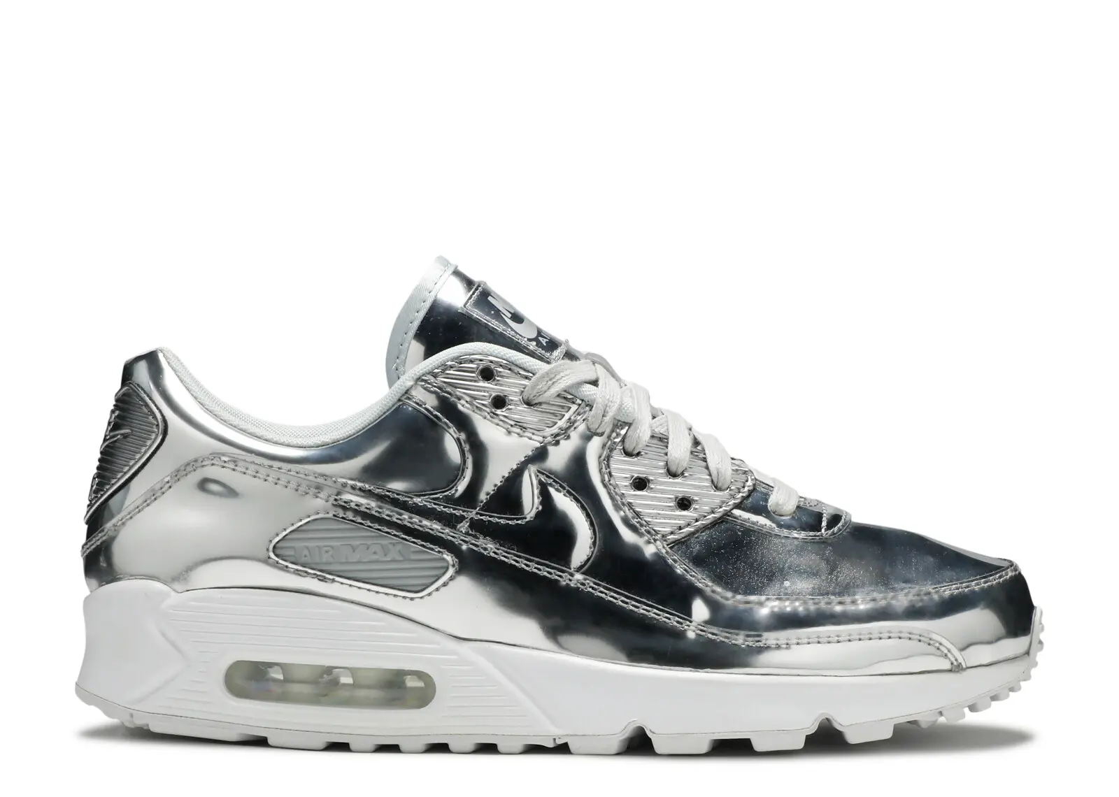 Women's Nike Air Max 90 SP Chrome/Chrome-Pure Platinum (CQ6639 001) - 6.5