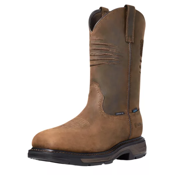 Ariat Men's WorkHog XT Patriot Waterproof Carbon Toe Work Boot 10036002