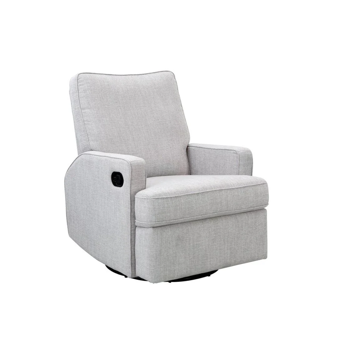 Obaby Madison Swivel Glider Recliner Chair - Olive