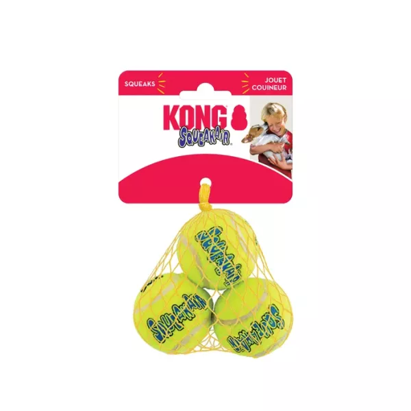 KONG SqueakAir Tennis Balls 3 Pack Small