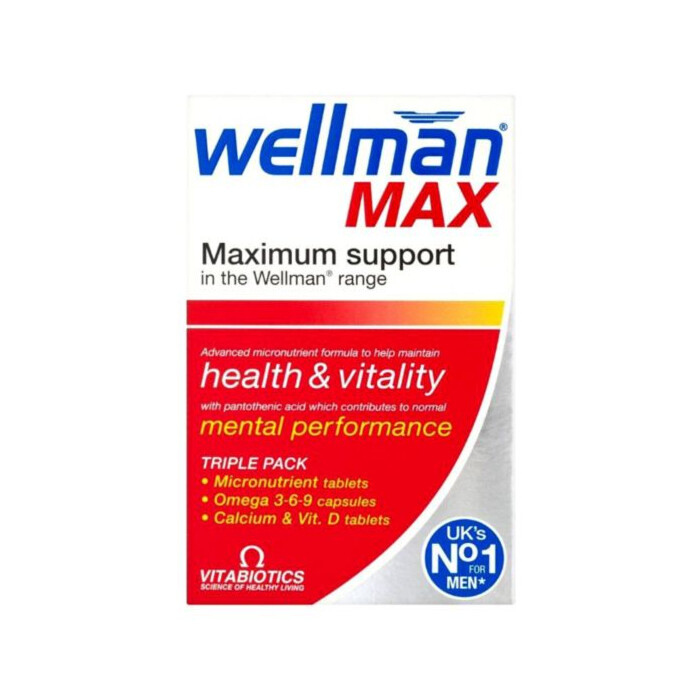 Vitabiotics Wellman Max 84 Capsules