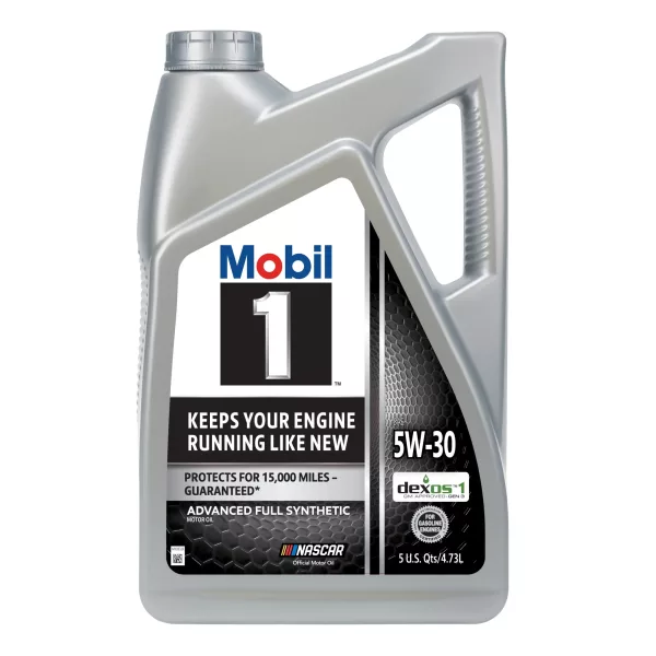 Mobil 1 Advanced Full Synthetic Motor Oil 5W-30, 5 Quart