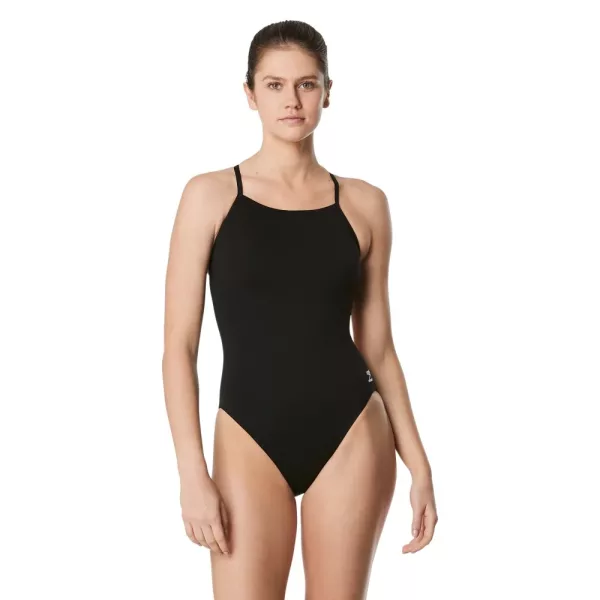 SPEEDO Solid Endurance Crossback One Piece Swimsuit