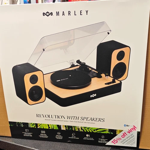 House Of Marley Revolution Bluetooth Turntable & Speakers