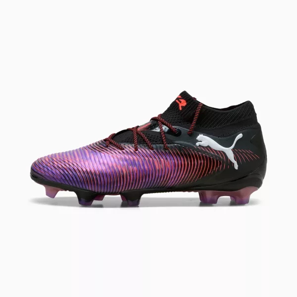PUMA Future 8 Ultimate FG Unlimited - Zwart/Wit/Gloeiend rood