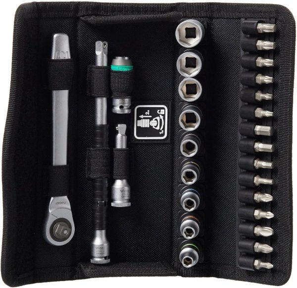 WERA Zyklop Metal-ratelset 8100 SA Switch, 28-delig 1/4" aandrijving
