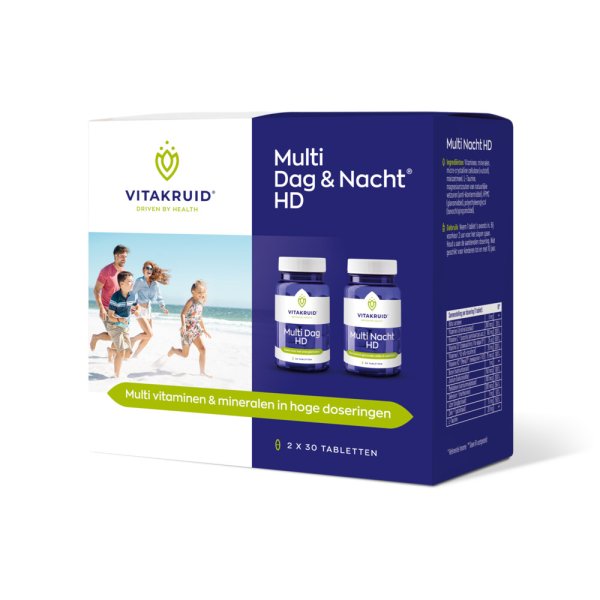 Vitakruid Multi Dag & Nacht HD 2 x 30 60.00 Tabletten