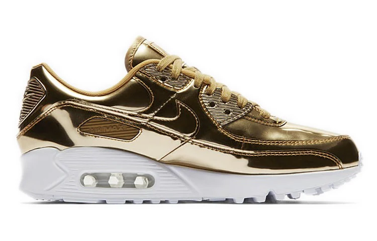 Women's Nike Air Max 90 SP Metallic Gold/Metallic Gold (CQ6639 700) - 7.5