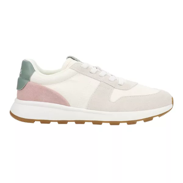 TRVL LITE Retro Runner Natural Vintage Twill Water Repellant Sneaker
