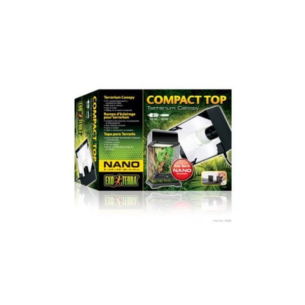 Exo Terra Compact Top Terrarium Licht Kap 20cm NANO - PT2224