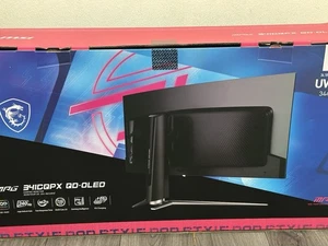 MSI MPG 341CQPX QD-OLED 34" 240Hz Curved AdaptiveSync HDR OLED Gaming Monitor
