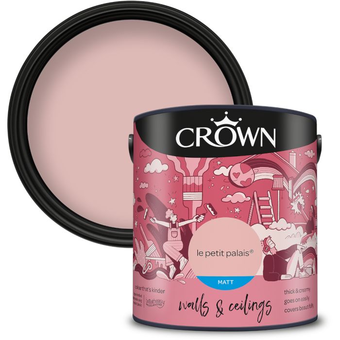 Crown Matt Emulsion Paint - Le Petit Palais - 2.5L