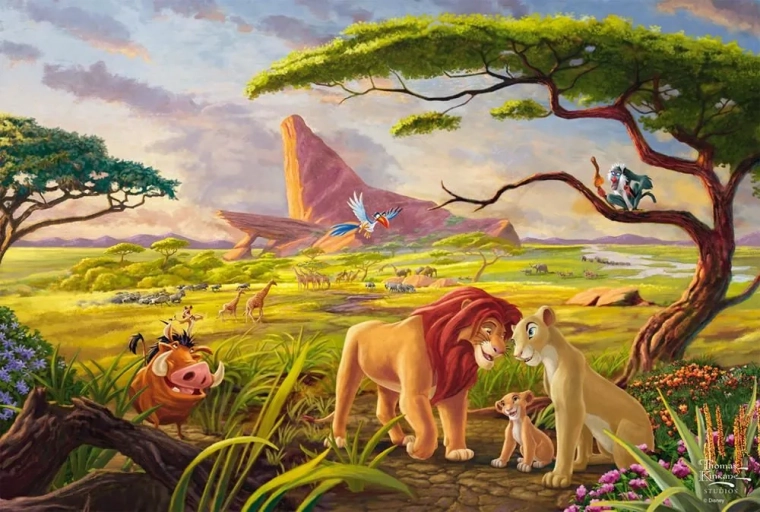 Disney, Lion King, 200 stukjes - Puzzel