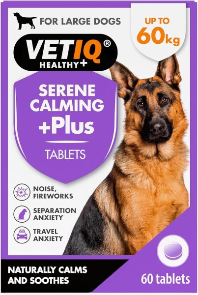 VETIQ Serene Calming Plus Tablets for Dog 60 Pack