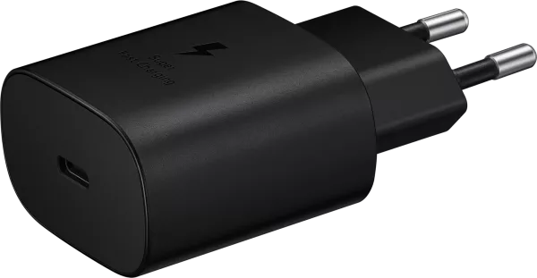Samsung EP-TA800 Wall Charger, 25W, 3A, 1 x USB-C, Black GP-PTU021SOABQ