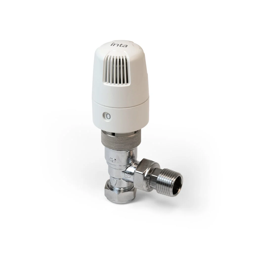 Inta i-therm 10/8mm Angled Thermostatic Radiator Valve – 108TRVA