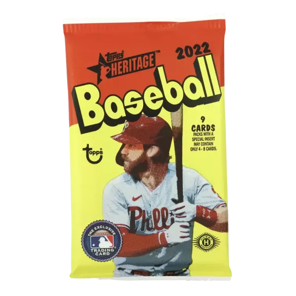 2022 Topps Heritage Baseball Hobby Box - Single Pack