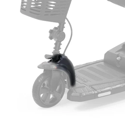 MBB-0018 - Black Front Shroud for the 3-Wheel Golden Buzzaround LT (GB107A) Scooter