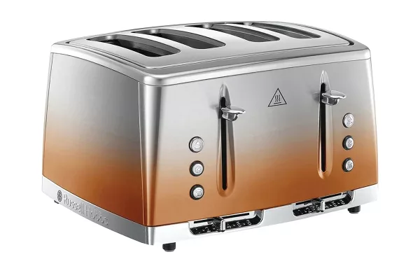 Russell Hobbs Eclipse 4 Slice Toaster | 25143 | Copper Sunset