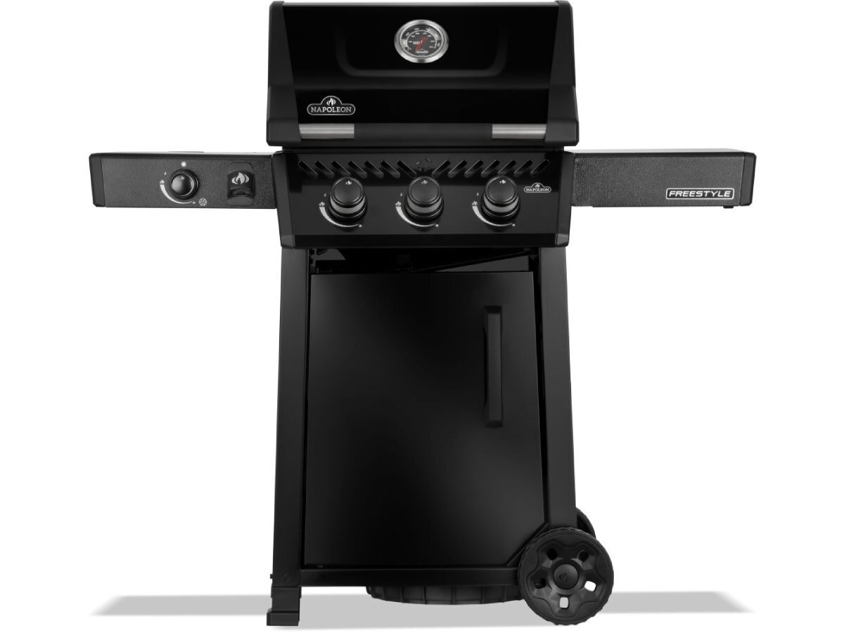 Napoleon gas barbecue with 3 burners and side burner Freestyle 365 64 x 124 x 116 cm