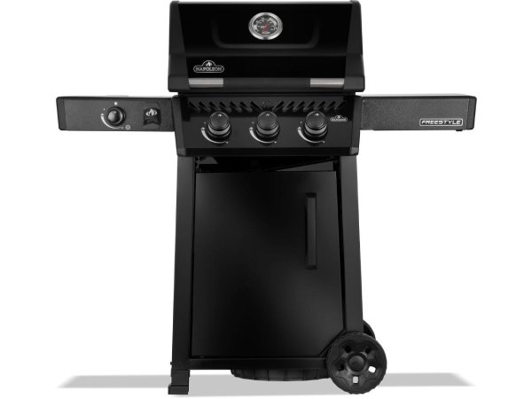 Napoleon gas barbecue with 3 burners and side burner Freestyle 365 64 x 124 x 116 cm