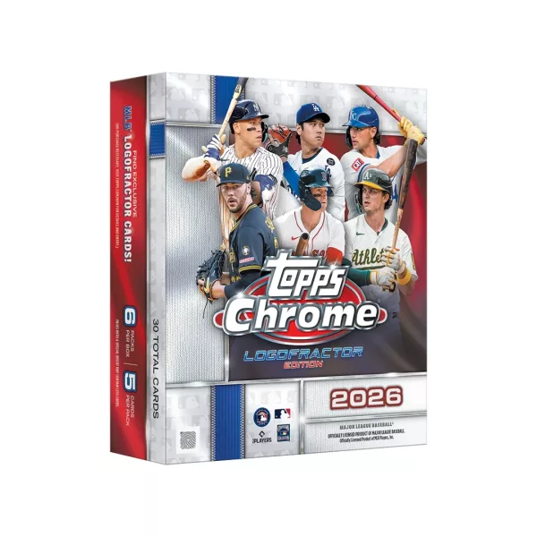 2026 Topps Chrome Baseball Logofractor Edition Box