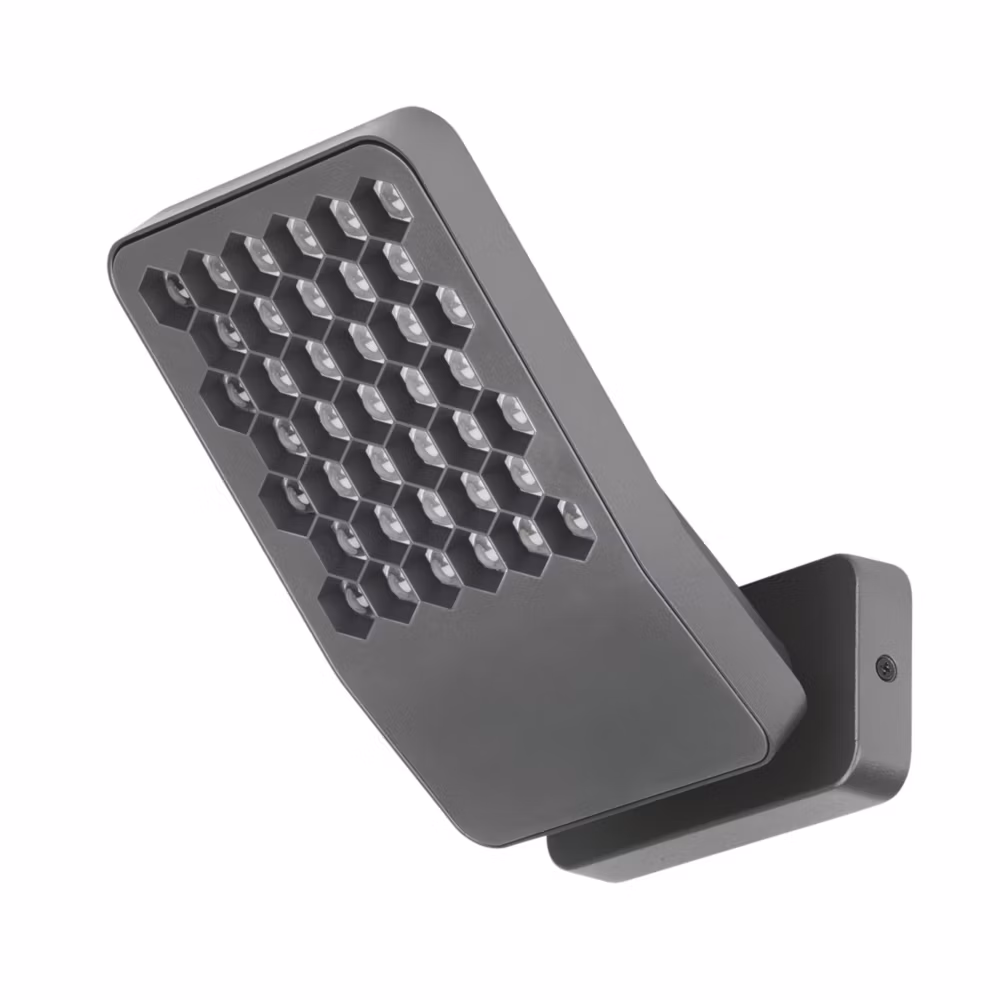 Lutec Atlantis Integrated LED Anti Glare Floodlight IP54 14W Dark Grey