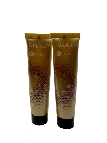 Redken All Soft Conditioner Dry & Brittle Hair 1 Oz Set Of 2