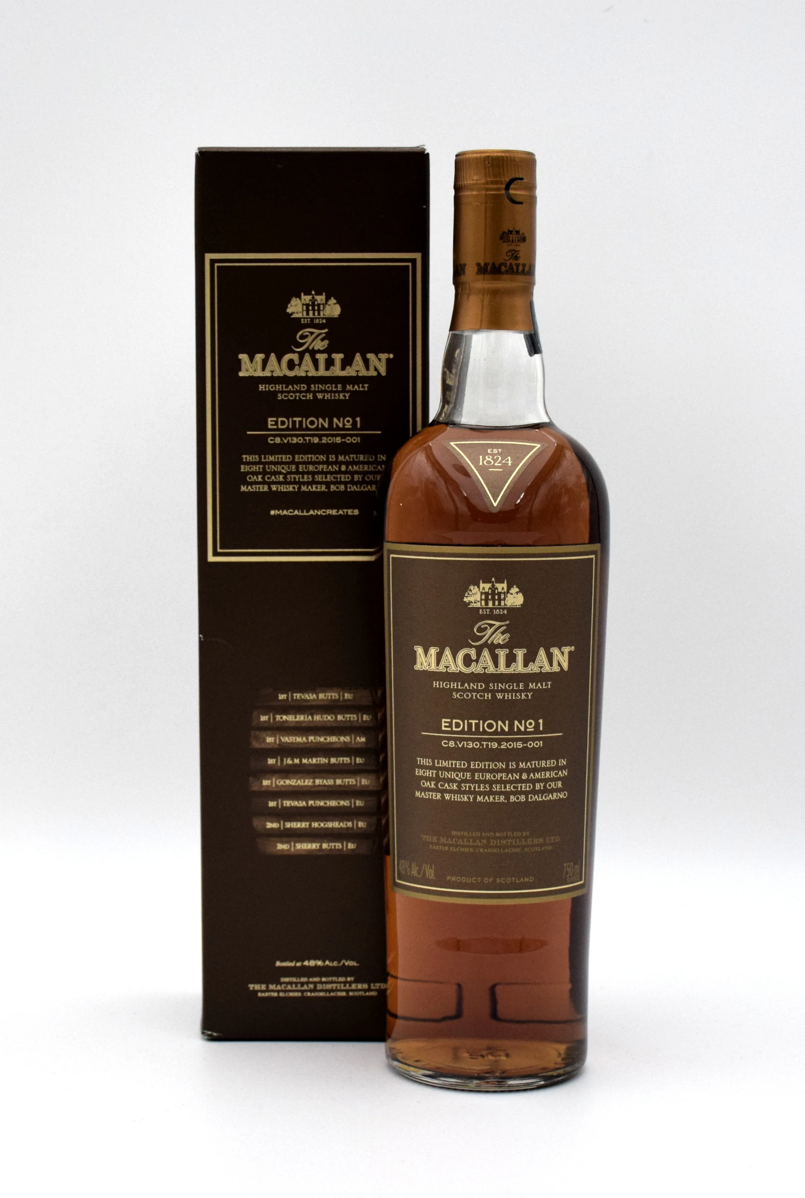 The Macallan Edition No. 1 Single Malt Scotch Whisky 750mL