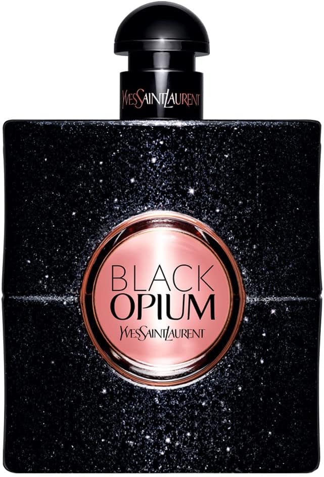 YSL Black Opium Eau De Parfum, Ambery Floral Fragrance For Her With Coffee And Vanilla 30ml