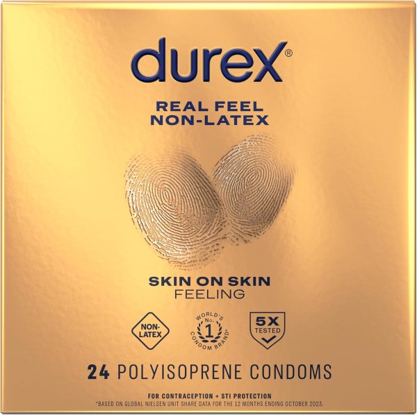 Durex Real Feel Condoms - 24ct