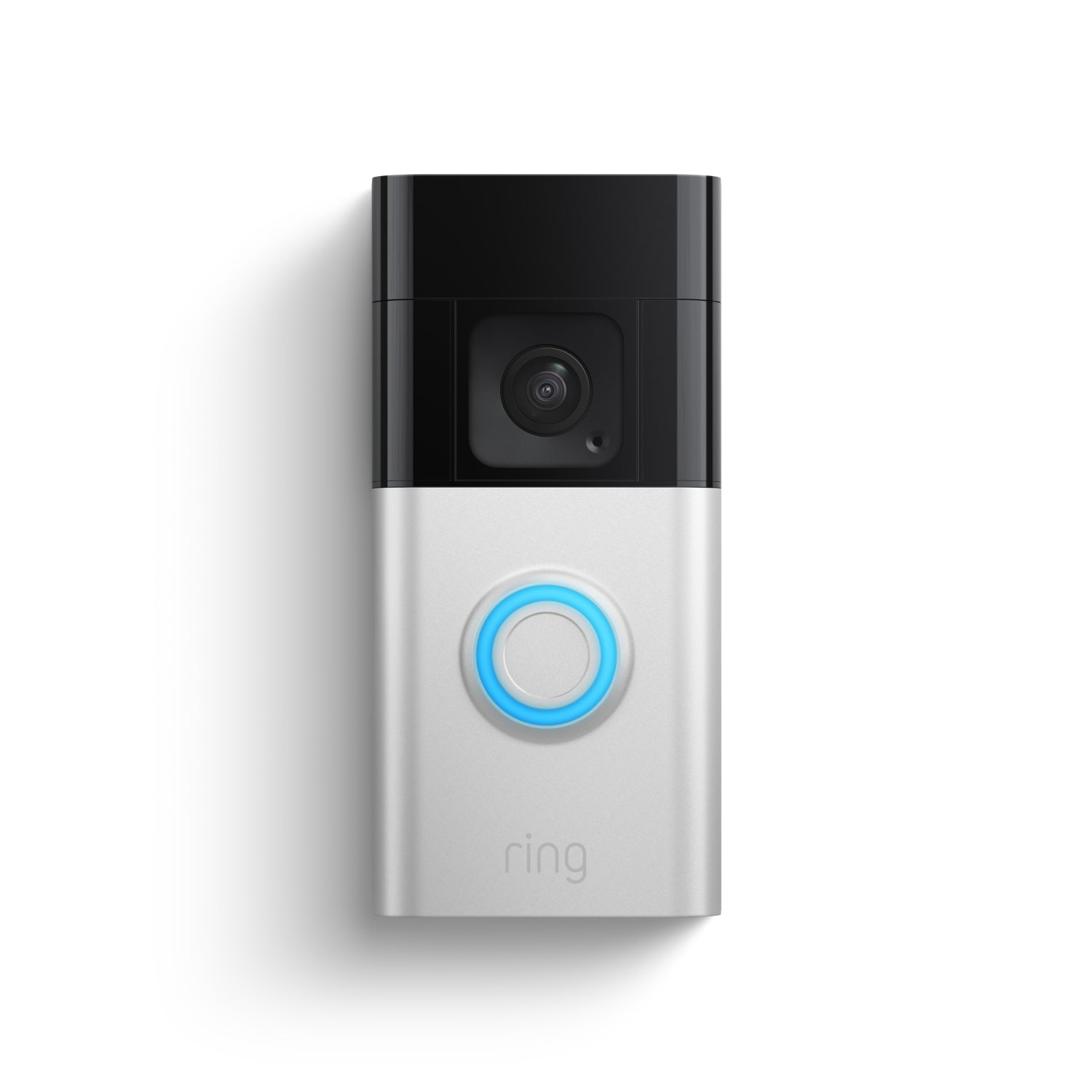RING Video Doorbell Plus Battery (2nd Gen) Battery-powered doorbell + bell Nickel Silver