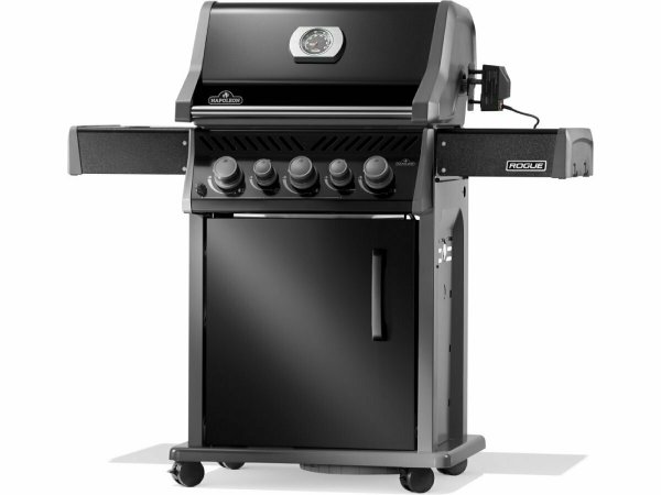 Napoleon gas barbecue with rear and side burner with rotisserie Rogue 65.3 x 140 x 123 cm