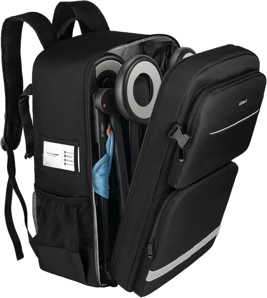 Stroller Travel Bag(Size:13.8''×8.7''×20.5''),Stroller Backpack Compatible with Gb Pockit/Pockit+ All City/Air All Terrain/Cybex Libelle 2 Stroller and Accessories(Bag Only)