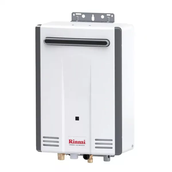 Rinnai HE 5.3 GPM 120,000 BTU Propane Gas Exterior Tankless Water Heater