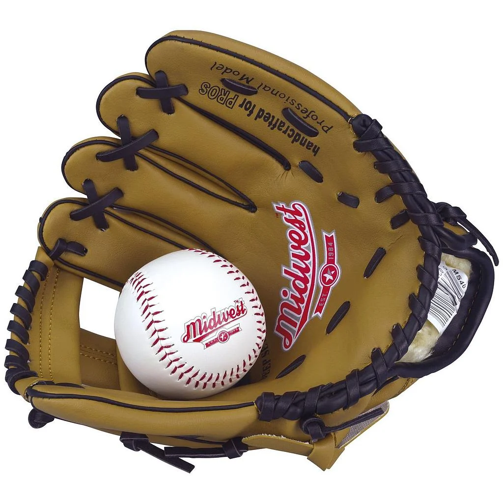 Midwest 10.5" Baseball Glove and Ball (2026) Junior