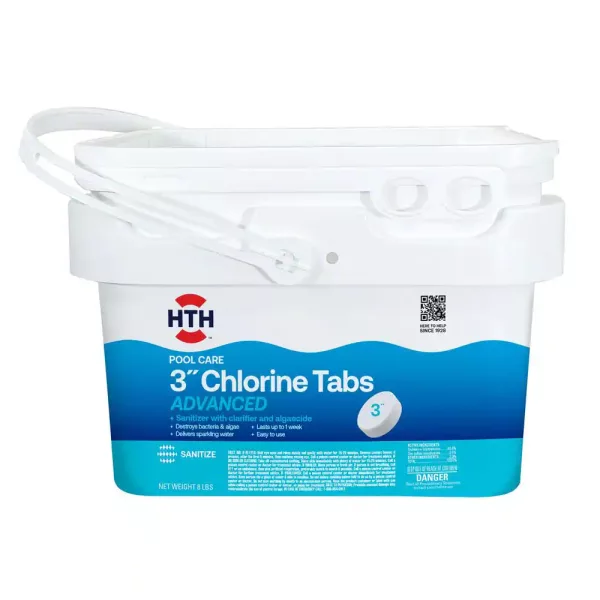 Pool Care 3" Tablet Chlorinating Chemicals 8 lb