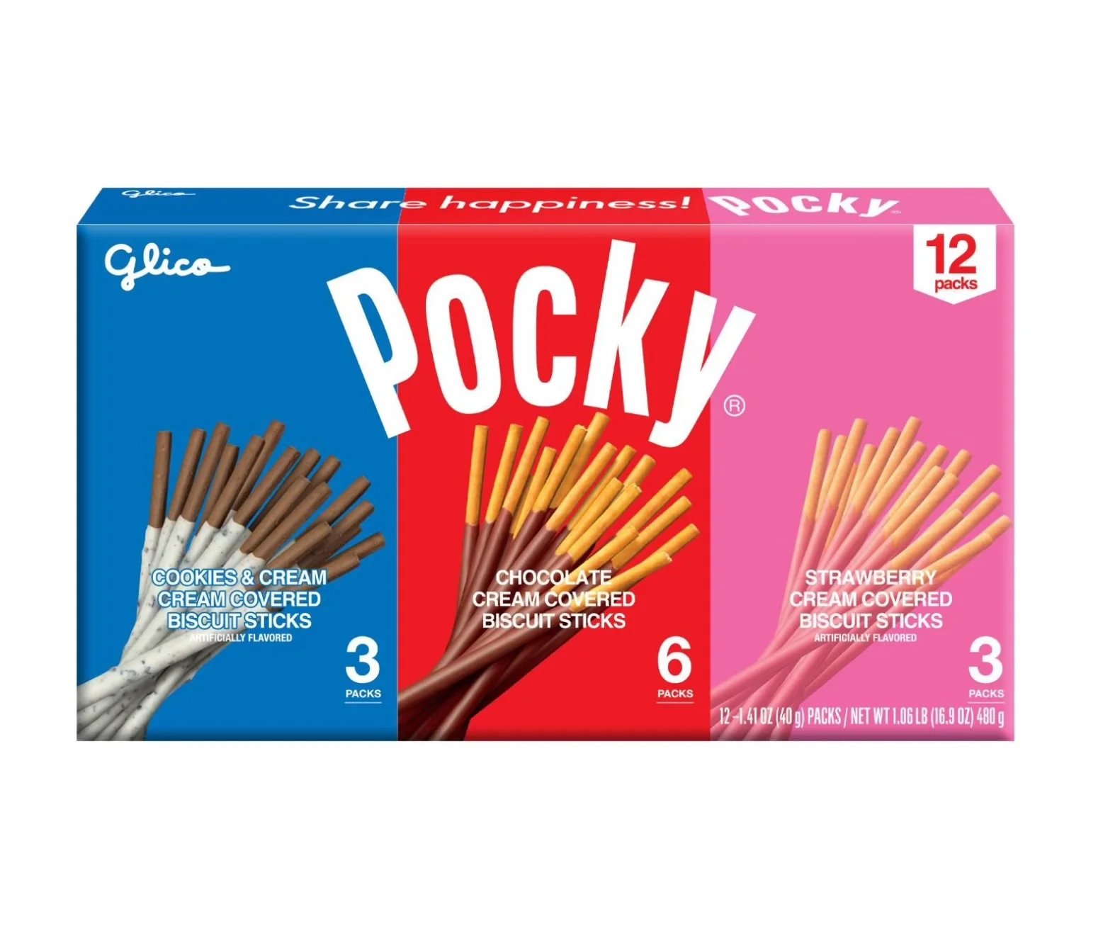 Pocky Variety Pack (12-Pack)