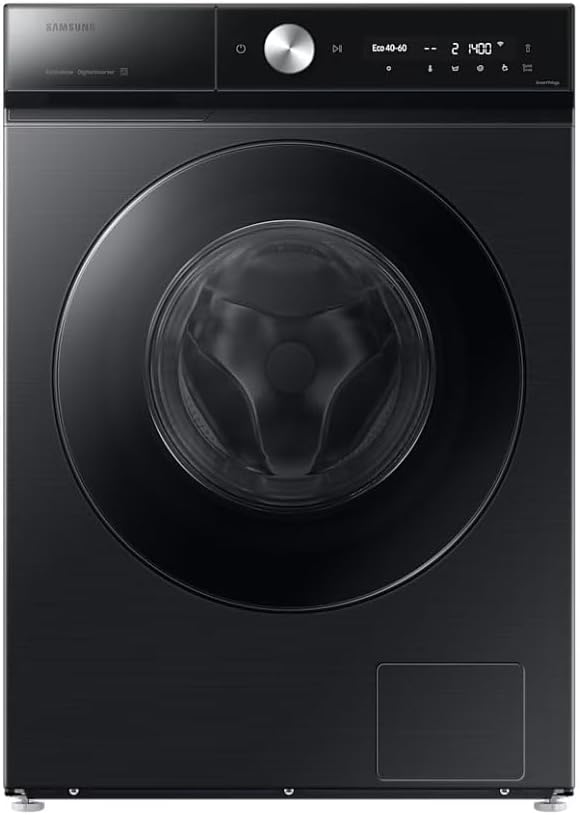 Samsung Series 8 AI Energy WW11DB8B95GBU1 11kg Load, 1400 Spin Washing Machine with QuickDrive, AI Wash and SpaceMax - Black