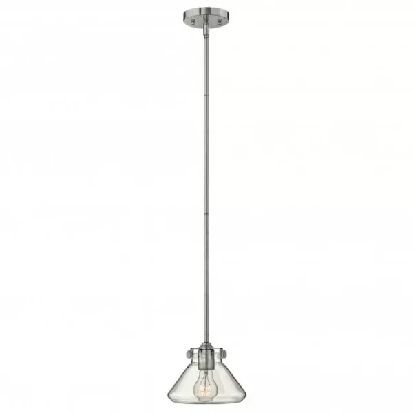 Hinkley HK-CONGRESS-P-A-CM Congress 1 Light Clear Glass Pendant - Chrome