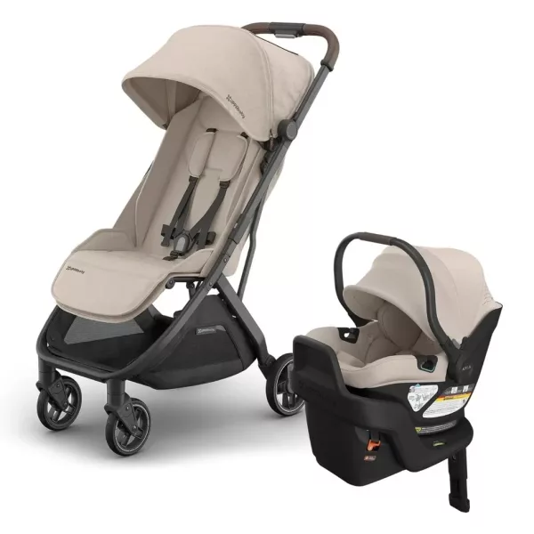 UPPAbaby Minu V3 Compact Stroller + Aria V2 Travel System Bundle - Ada