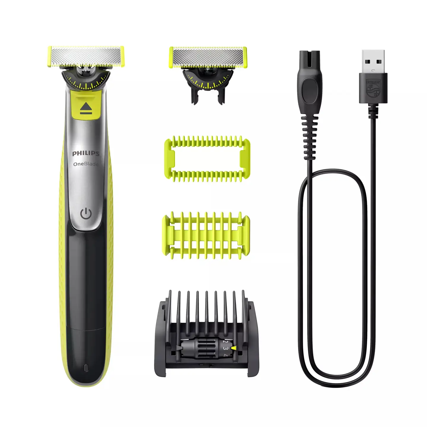 Philips OneBlade Face+Body QP2834/23 Trimmer, Scheerapparaat en Styler