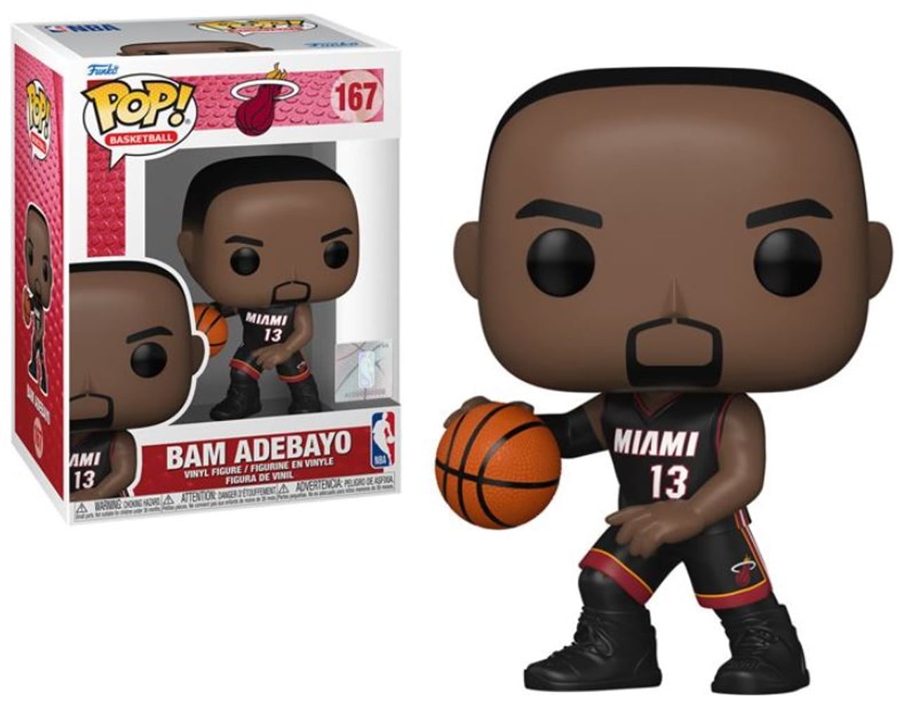 NBA Basketball Bam Adebayo Miami Heat Highly Collectable Pop! Vinyl Figure