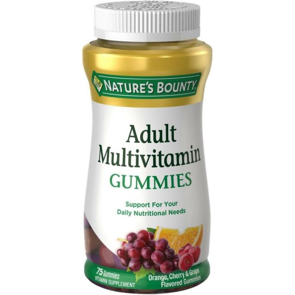 Adult Multivitamin by Nature’s Bounty, 75 Gummies