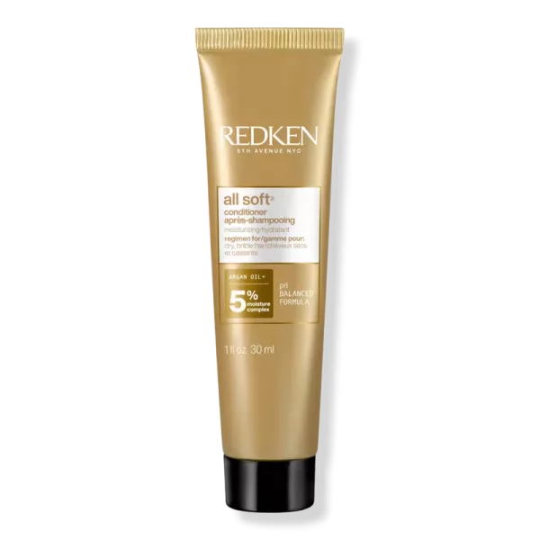 Redken All Soft Conditioner for Dry, Brittle Hair with Argan Oil