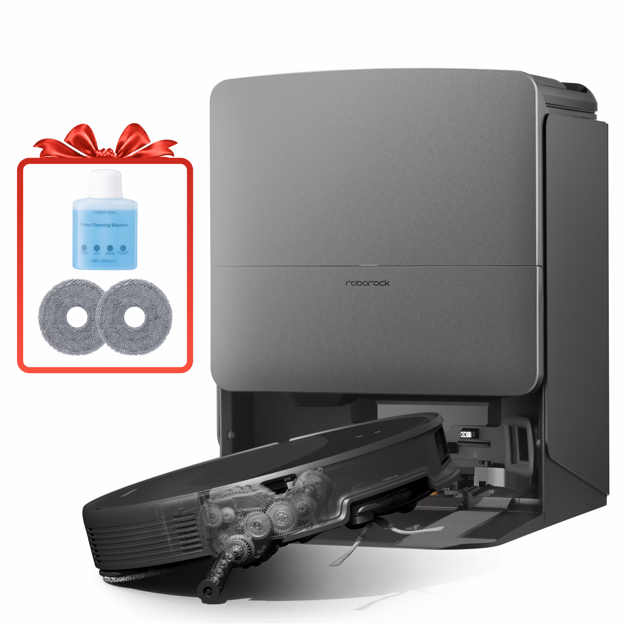 Roborock Saros 20X Robot Vacuum and Mop with AI Obstacle Avoidance and 36000Pa Suction