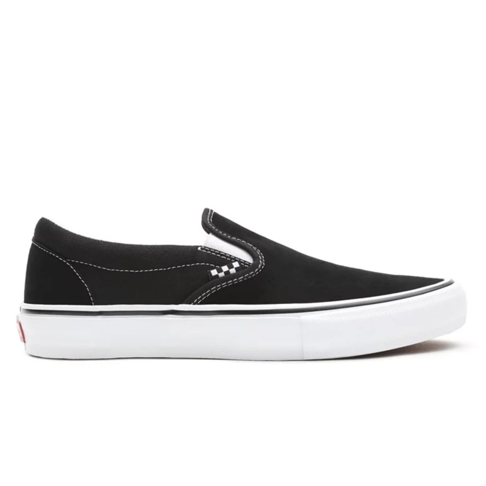 Vans Skate Slip-On Shoes - Black/White