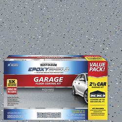 EPOXYSHIELD Garage Floor Coating Kit, HighGloss, Gray, 2 gal